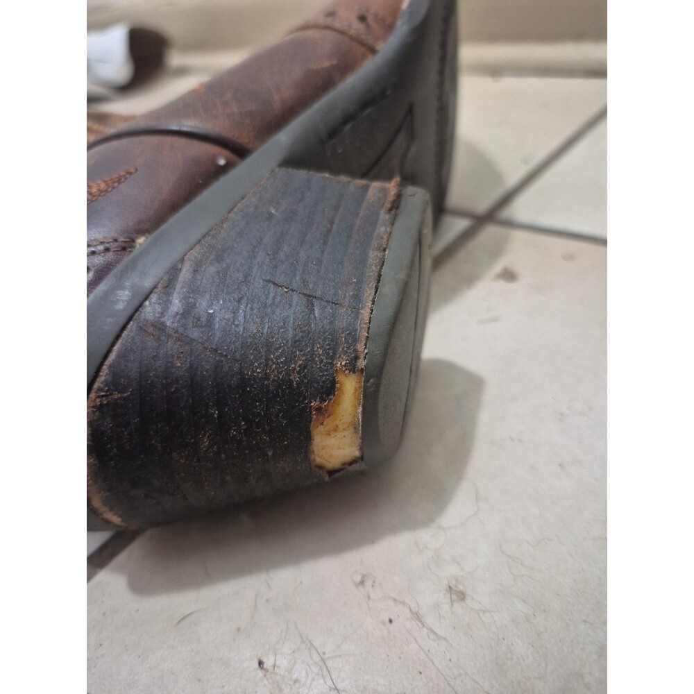 ARIAT WOMEN'S BOOTS 10005908 HERITAGE Western X Toe BROWN LEATHER SIZE 7.5B - Picture 7 of 11